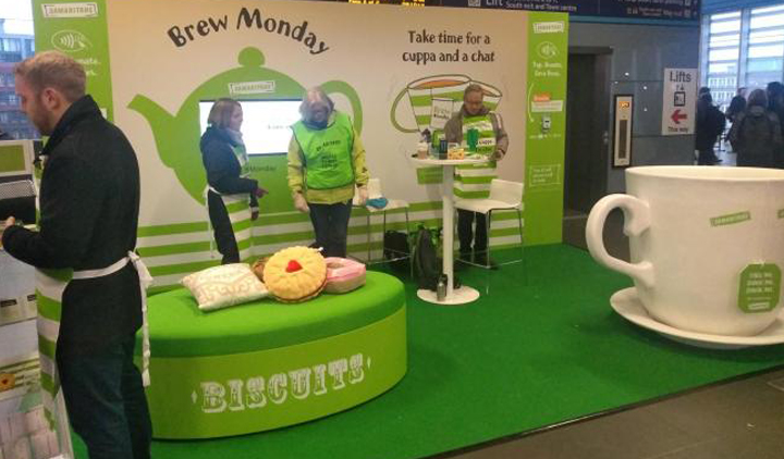 Exhibition Stand for Samaritans by Quadrant Events