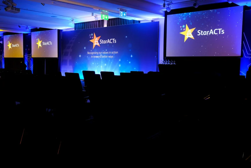 StarACTs awards, one of the live events managed by Quadrant