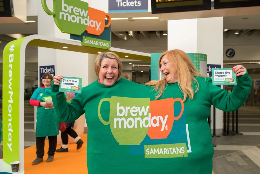 Brew Monday, promotional live events for the Samaritans